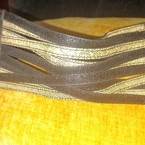 Wide Elastic Shimmery Belt